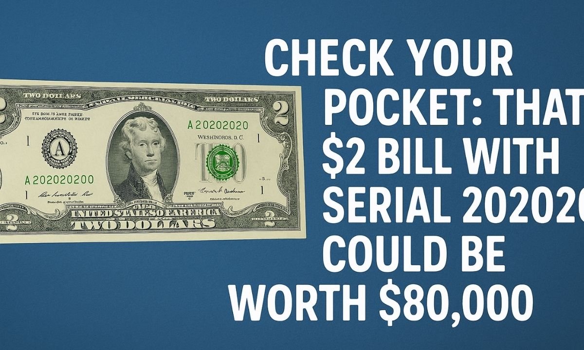 Check Your Pocket: That $2 Bill With Serial 20202020 Could Be Worth $80,000